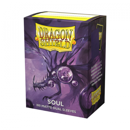 Sleeves - Dragon Shield Standard Sleeves - Matte Dual Metallic Purple/Soul (100 buc)