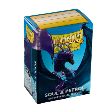 Accesorii - Dragon Shield Standard Sleeves - Matte Dual Soul & Petrol 63x88mm (100 buc)