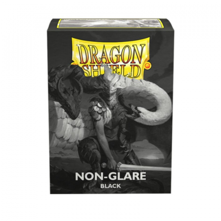 Sleeves - Dragon Shield Standard Sleeves - Matte Non-Glare Black V2 63x88mm (100 buc)