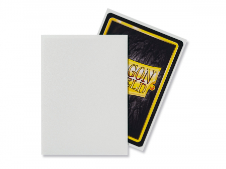 Standard Sleeves: Matte White 63x88mm (100 buc) - Dragon Shield [1]