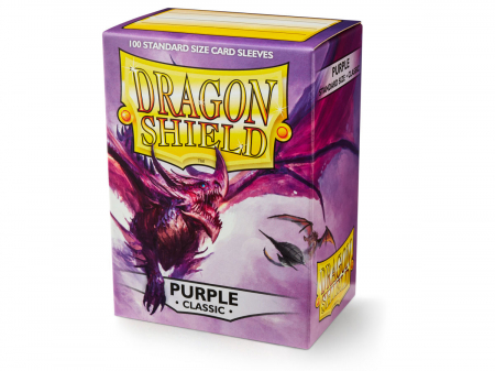 Standard Sleeves: Purple 63x88mm (100 buc) - Dragon Shield [0]