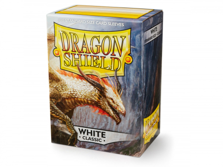 Accesorii - Standard Sleeves: White 63x88mm (100 buc) - Dragon Shield