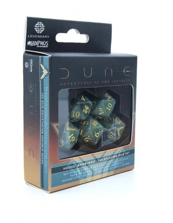 Accesorii - Dune: Adventures in the Imperium Dice Set: Atreides