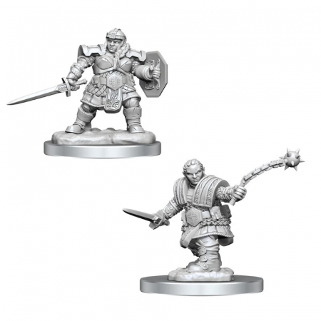 RPG - Dwarf Fighter Female - D&D Nolzur's Marvelous Unpainted Miniatures (W16)