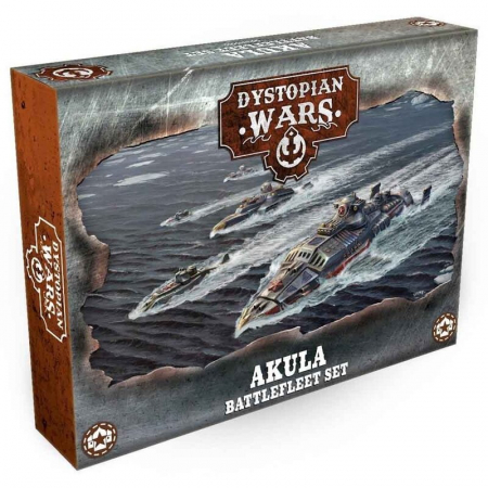 Miniaturi RPG - Dystopian Wars: Akula Battlefleet Set - EN