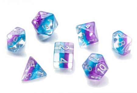 Zaruri - Eclipse Dice Cyanethyst (7 Dice Set)