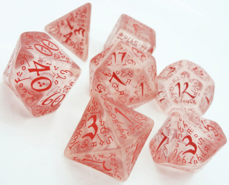 Zaruri - Elvish Dice Transparent/Red