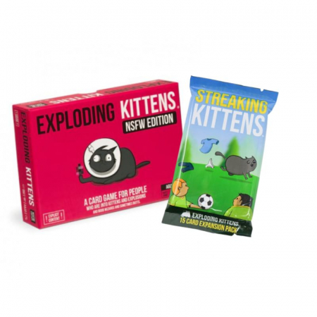 Pachete promoționale - Exploding Kittens NSFW & Streaking Kittens - Promo Pack