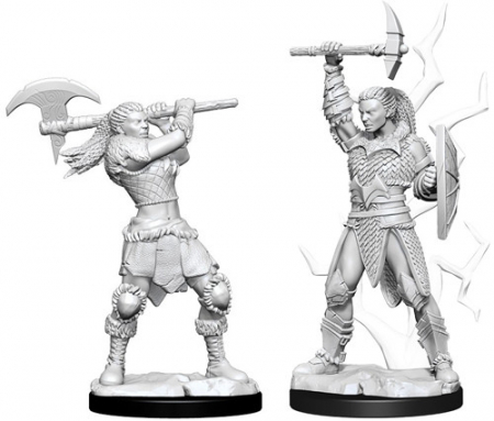 RPG - Female Goliath Barbarian - Nolzur's Marvelous Unpainted Miniatures