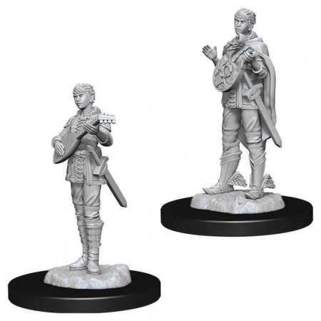Miniaturi RPG - Female Half Elf Bard D&D Nolzur's Marvelous Unpainted Miniatures