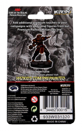 Male Dragonborn Fighter - D&D Icons of the Realms Premium Figures (W3) [3]