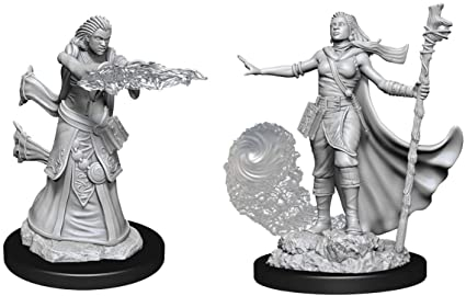 RPG - Female Human Wizard- Nolzur's Marvelous Unpainted Miniatures