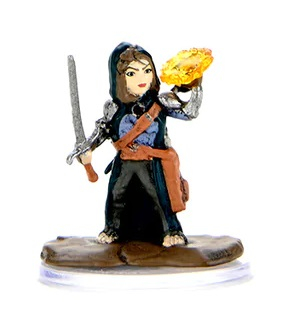RPG - Female Halfling Cleric - Pathfinder Painted Premium