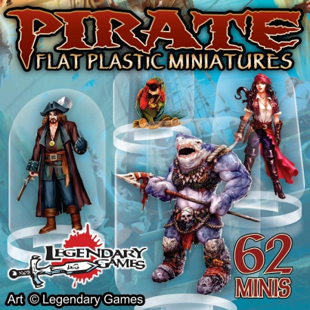 Flat Plastic Miniatures: Pirates [2]