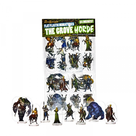 RPG - Flat Plastic Miniatures: The Grove Horde