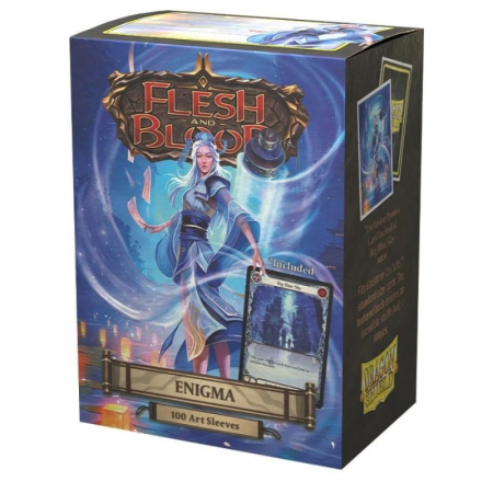 Precomenzi - Dragon Shield Matte Art Sleeves - Flesh and Blood: Enigma, Ledger of Ancestry 63x88mm (100 buc)