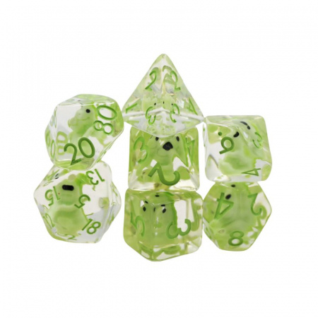 Zaruri - Foam Brain Dice Polyhedral Dice Set Baby T-Rex (7 dice)