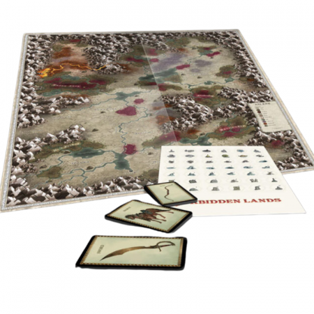 Alte RPG - Forbidden Lands RPG - The Bloodmarch  Map & Cards Pack - EN