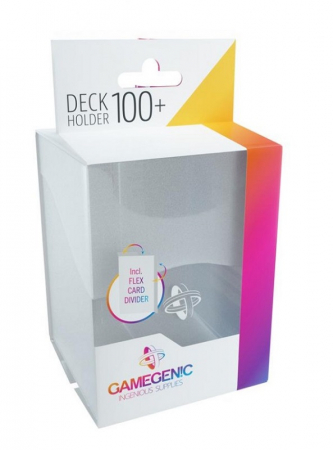 Depozitare cărți - Gamegenic Deck Holder 100+ - Clear