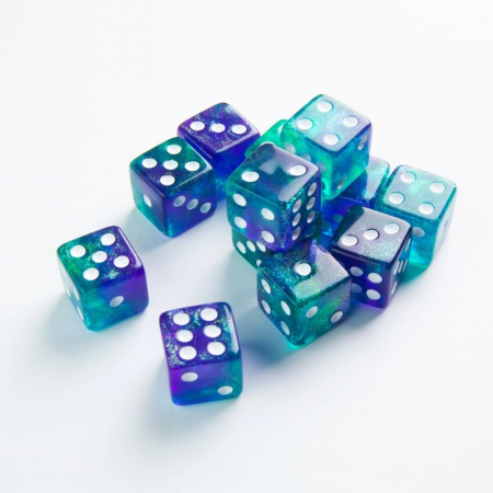 Gamegenic Galaxy Series Neptune Dice Set 16 mm D6 (12 dice) [2]