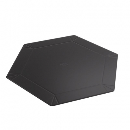 Gamegenic - Magnetic Dice Tray Hexagonal Black/Gray [3]