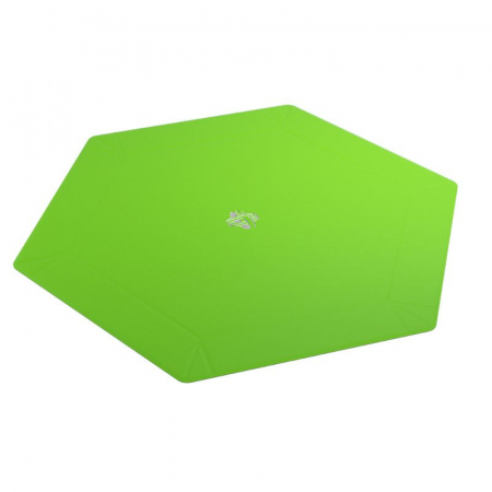 Gamegenic - Magnetic Dice Tray Hexagonal Black/Green [2]