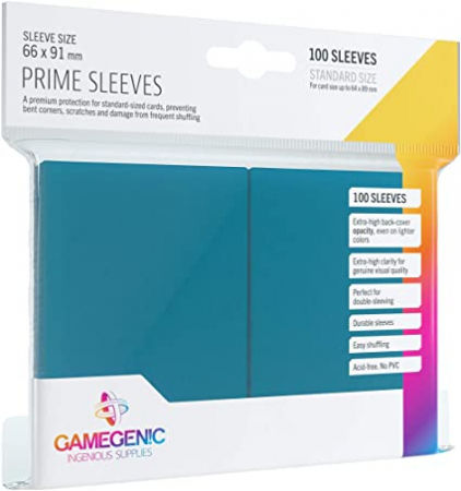 Precomenzi - Gamegenic Standard Sleeves - Prime Blue 64x89mm (100 buc)