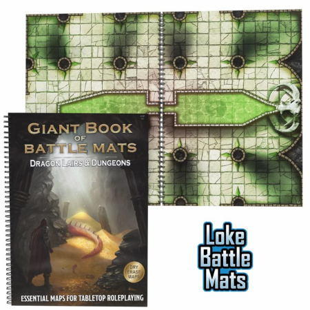 Giant Book of Battle Mats - Dragon Lairs & Dungeons - EN [1]