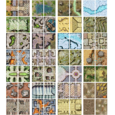Giant Book of Battle Mats - Dragon Lairs & Dungeons - EN [5]