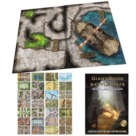 Giant Book of Battle Mats - Dragon Lairs & Dungeons - EN [2]