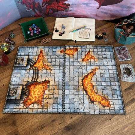 Giant Book of Battle Mats - Dragon Lairs & Dungeons - EN [6]