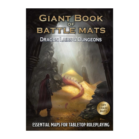Accesorii generice RPG - Giant Book of Battle Mats - Dragon Lairs & Dungeons - EN