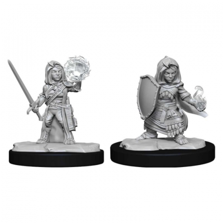 RPG - Halfling Cleric Female - Pathfinder Battles Deepcuts Unpainted Miniatures (W14)