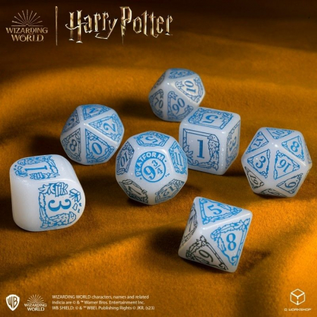 Harry Potter Modern Dice Set - Ravenclaw White (7 dice) [3]