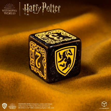 Harry Potter Modern Dice Set - Hufflepuff Black (7 dice) [2]