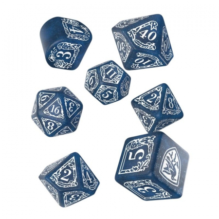 Zaruri - Harry Potter Modern Dice Set - Ravenclaw Blue (7 dice)