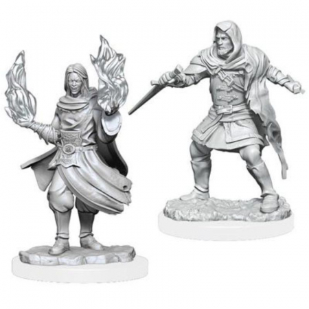 RPG - Hollow One Rogue & Sorceror Male - Critical Role Unpainted Miniatures (W1)