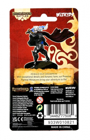 Elf Champion Female - Pathfinder Battles Premium Painted Figure (W2) [3]