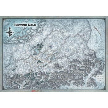 RPG - Icewind Dale - Map (31"x21") - Gale Force Nine