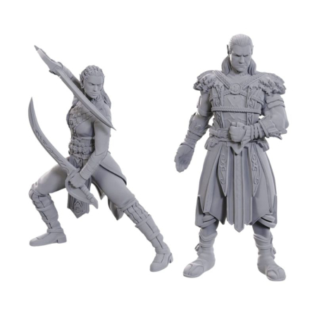 Miniaturi RPG - Jaheira & Halsin - D&D Nolzur's Marvelous Miniatures: Special Edition Baldur's Gate 3