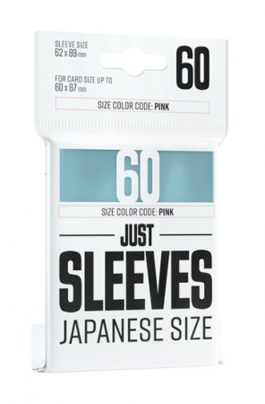 Sleeves - Just Sleeves - Japanese Size Clear 60x87mm (60 buc)