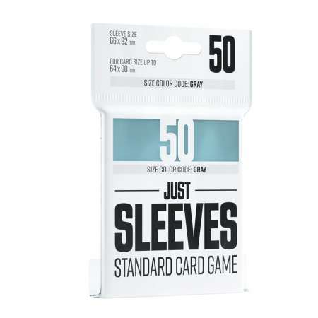 Accesorii - Just Sleeves - Standard Card Game (66x92mm) - Clear (50 buc)