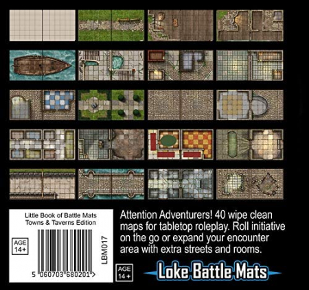 Little Book of Battle Mats: Towns & Taverns - EN [1]