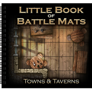 RPG - Little Book of Battle Mats: Towns & Taverns - EN