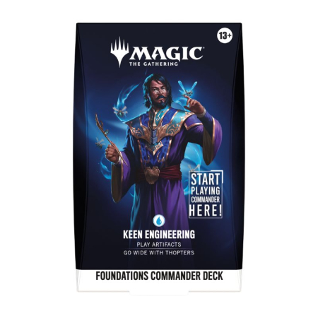 Magic: The Gathering - Magic: The Gathering - Foundations Keen Engineering Commander Deck - EN