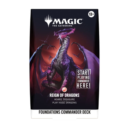 Magic: The Gathering - Magic: The Gathering - Foundations Reign of Dragons Commander Deck - EN
