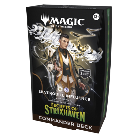 Noutăți - Magic: The Gathering - Secrets of Strixhaven Commander Deck: Silverquill Influence - EN