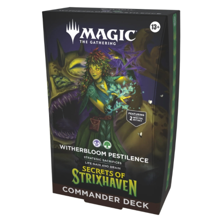 Noutăți - Magic: The Gathering - Secrets of Strixhaven Commander Deck: Witherbloom Pestilence - EN