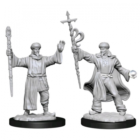 RPG - Male Human Wizard - Nolzur's Marvelous Unpainted Miniatures
