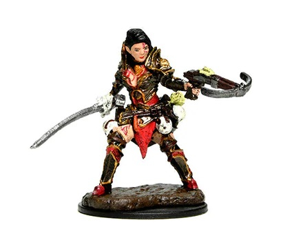 RPG - Half-Elf Swashbuckler Female - Pathfinder Battles Premium Painted Figure (W2)